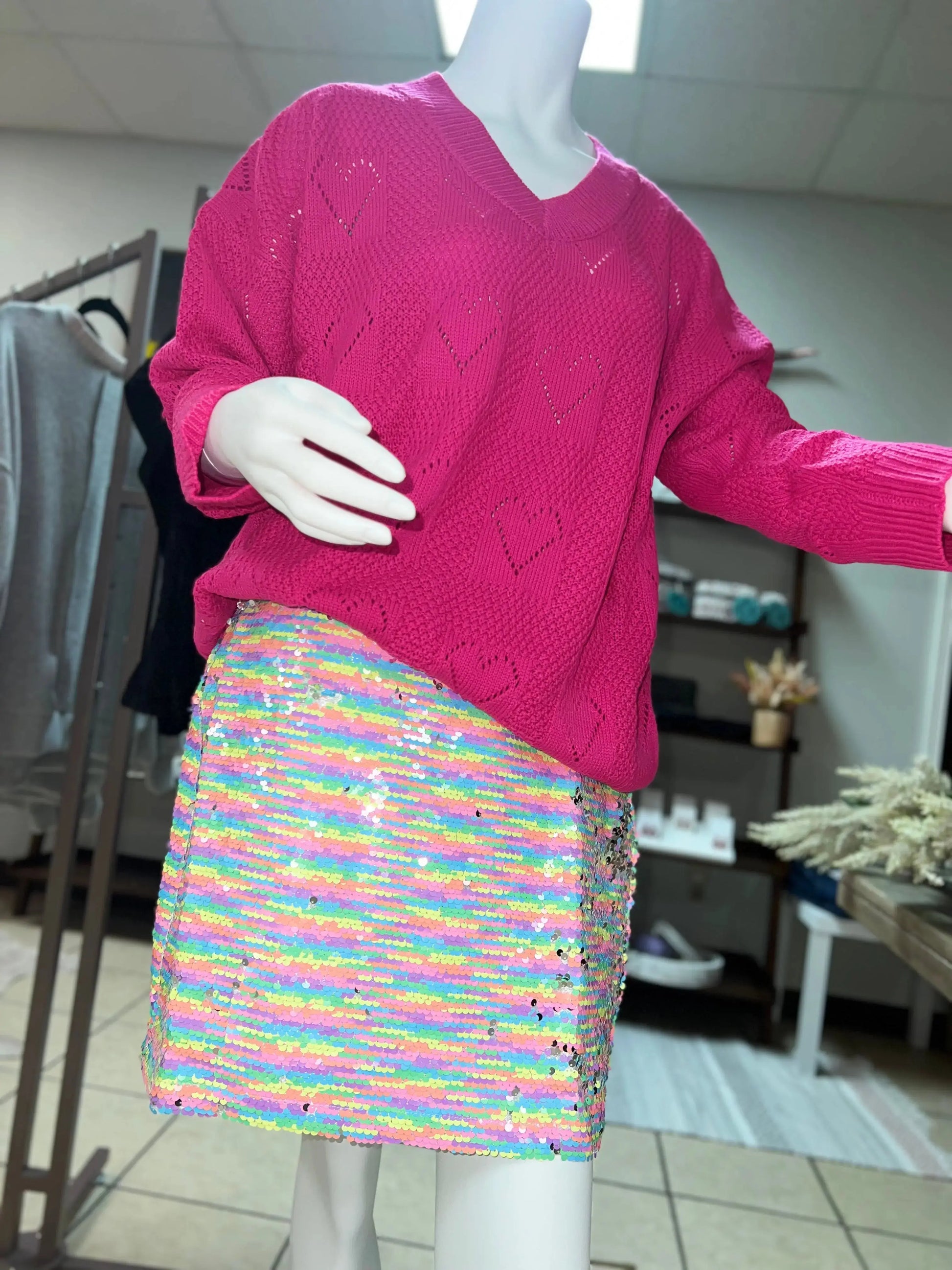 All That Glitters Sequins Skirt - Shop Beautiful Gloww