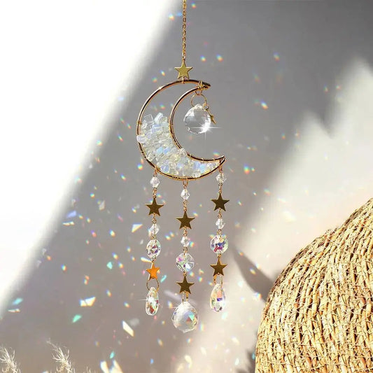 Crystal Moon Dreamcatcher - Shop Beautiful Gloww