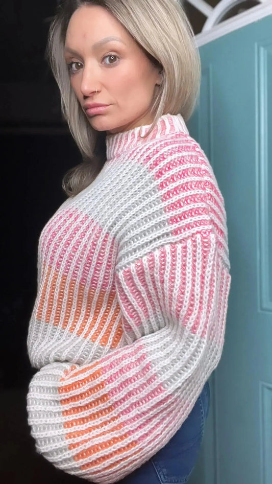 Cuddled up Ribbed Sweater - Shop Beautiful Gloww