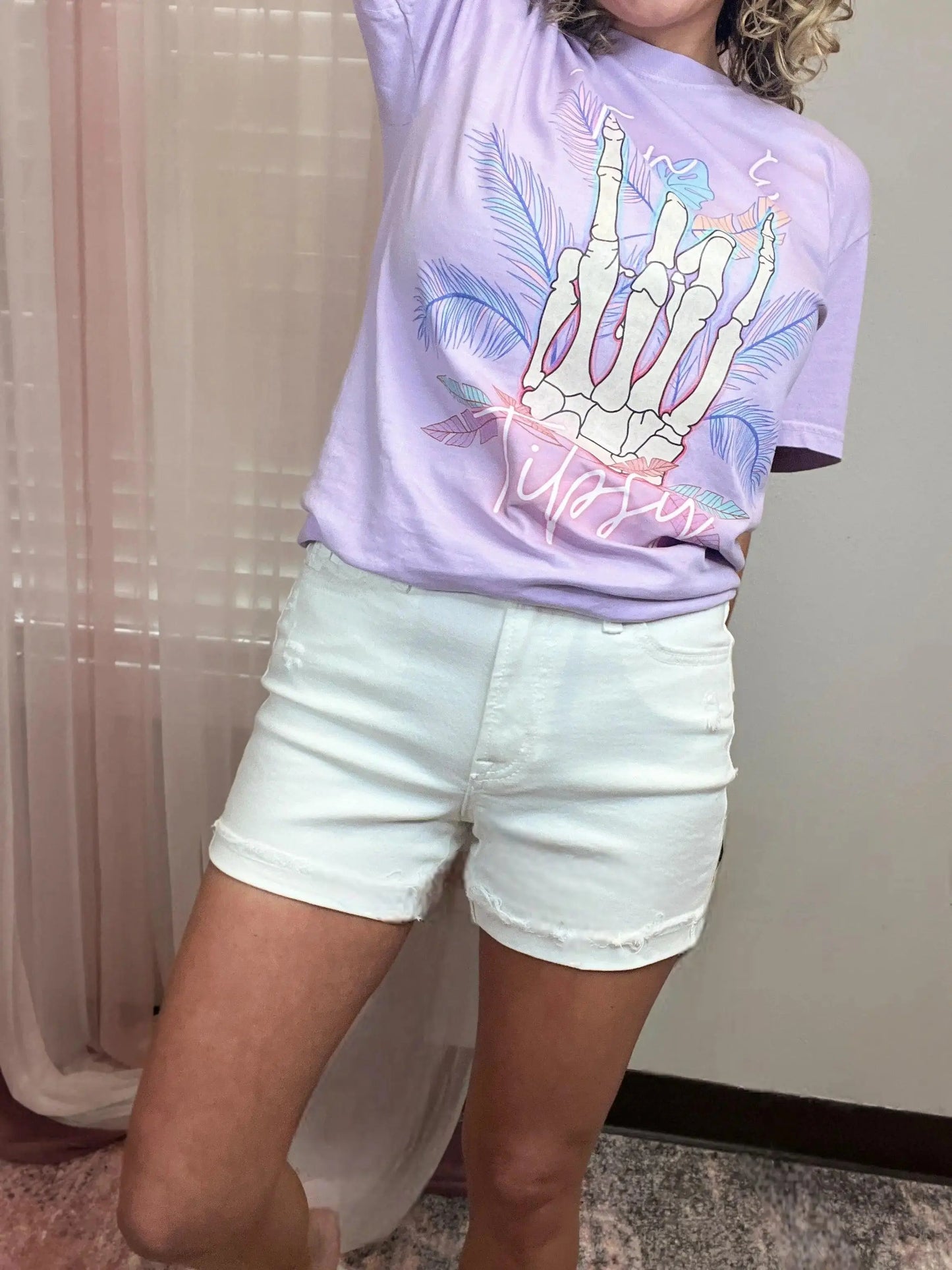 Hi-Rise White Denim Shorts - Shop Beautiful Gloww